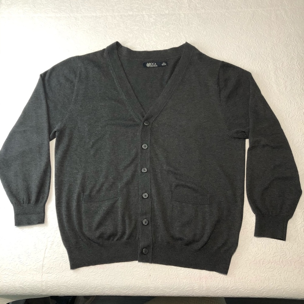 BOCA CLASSICS Men’s Size 2XL Cardigan Lightweight